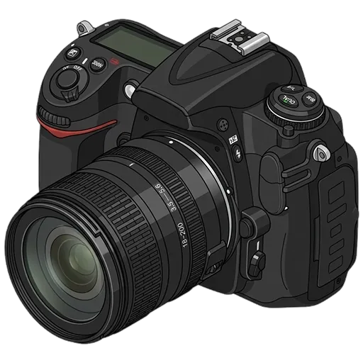 ニコン D300sのピクセルアート