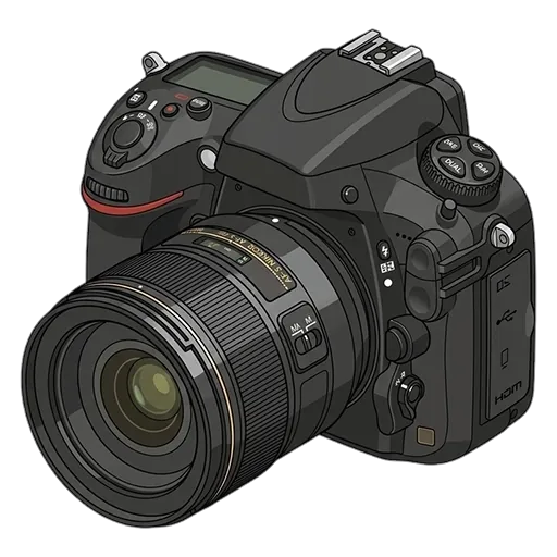 ニコン D800のピクセルアート