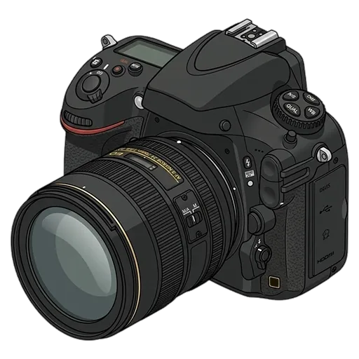 ニコン D800Eのピクセルアート
