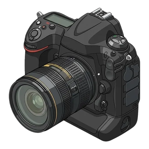 ニコン D4のピクセルアート