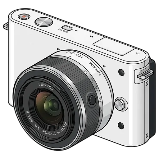 Nikon 1 J1 pixel art