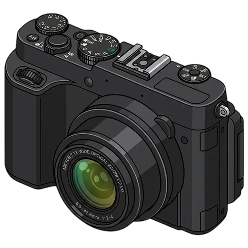 ニコン COOLPIX P7700のピクセルアート