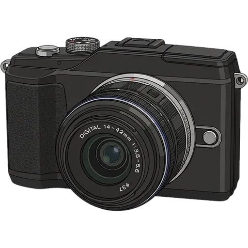 Olympus PEN E-PL2 pixel art
