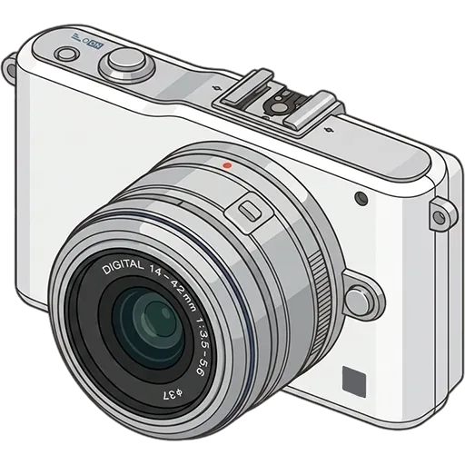Olympus PEN E-PM1 pixel art