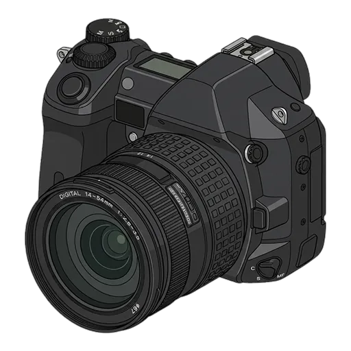 올림푸스 E-1 픽셀아트