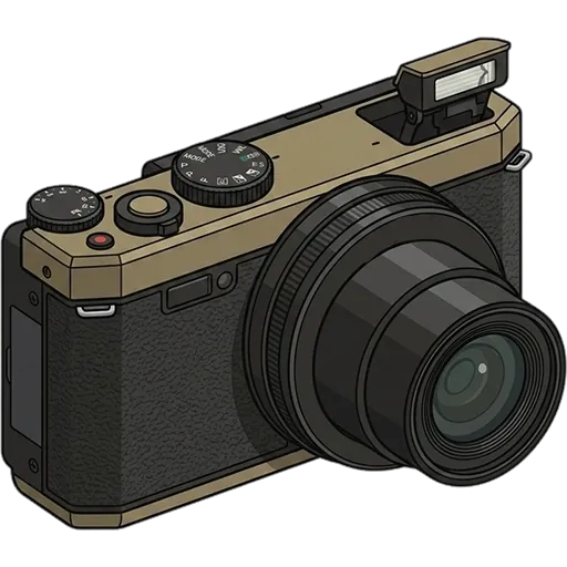 Pentax ペンタックス MX-1のピクセルアート