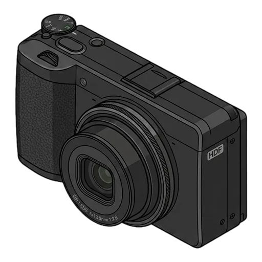リコー GR III HDFのピクセルアート