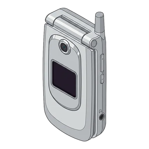 LG Cyon カメラフォン（初期30万画素）のピクセルアート