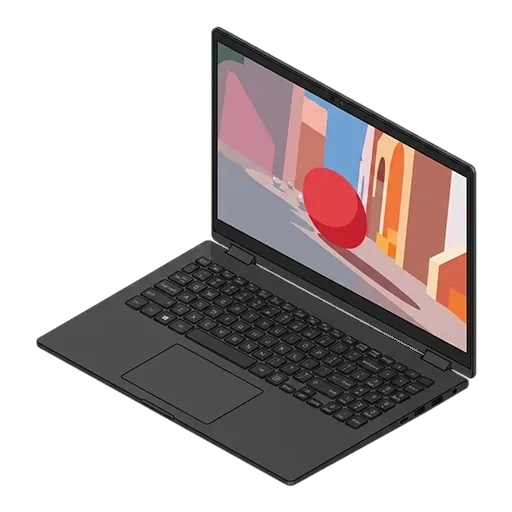 LG gram 360 (2021) pixel art