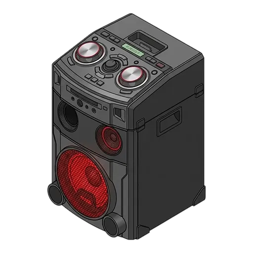 LG XBOOM Party（初代）のピクセルアート
