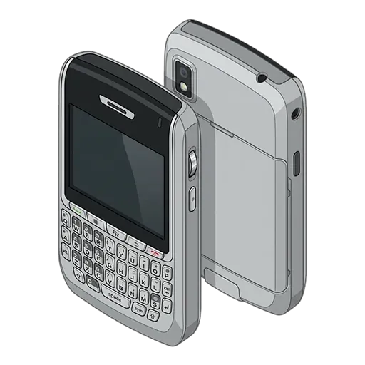 BlackBerry ブラックベリー 8707vのピクセルアート