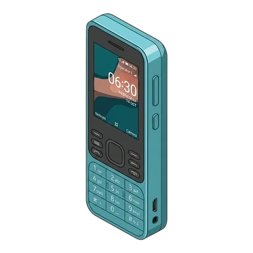 노키아 6300 4G 픽셀아트