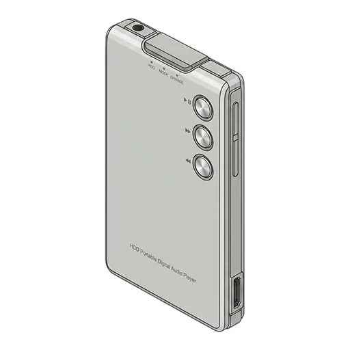 Cowon コウォン iAudio M3のピクセルアート