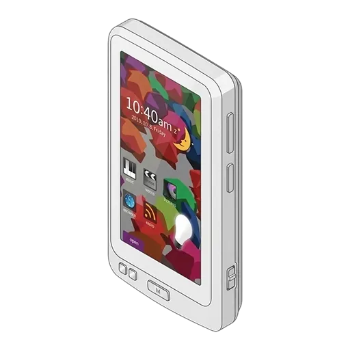 Cowon iAudio X7 pixel art
