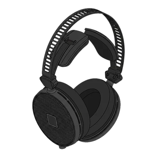 Audio-Technica オーディオテクニカ ATH-R70xのピクセルアート