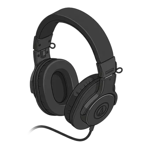 Audio-Technica オーディオテクニカ ATH-M20xのピクセルアート