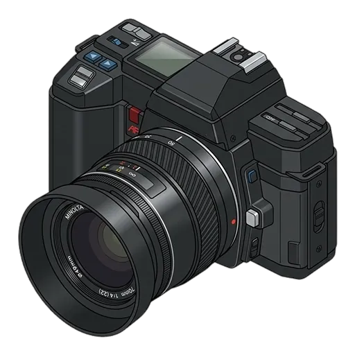 Minolta ミノルタ α-7000のピクセルアート