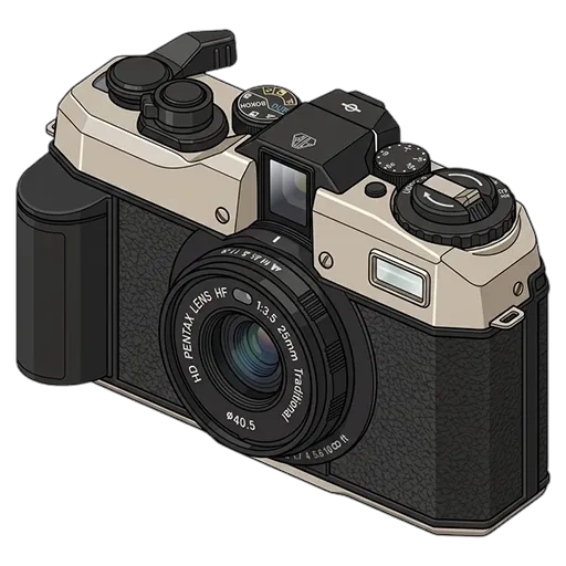 Pentax ペンタックス 17のピクセルアート