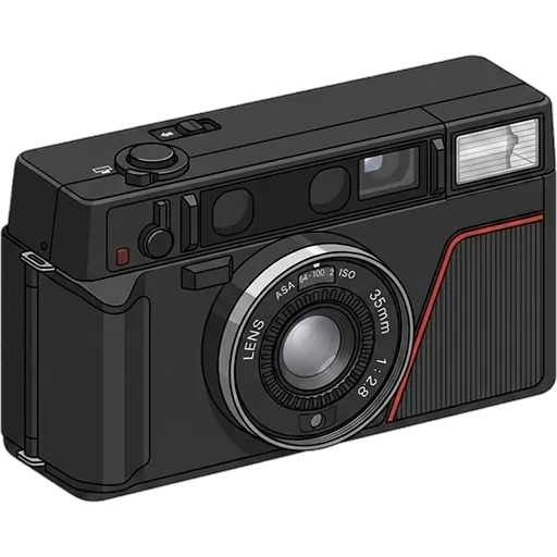 ニコン L35AF（ピカイチ）のピクセルアート