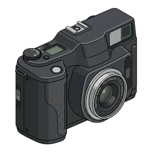 富士フイルム GA645のピクセルアート