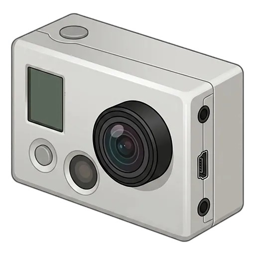 GoPro HERO2 pixel art