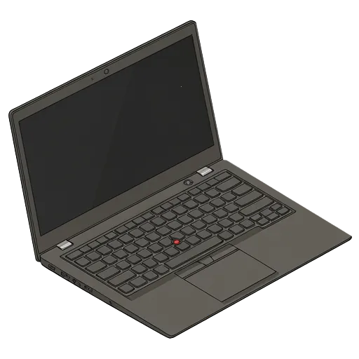 Lenovo レノボ ThinkPad X1 Carbon（第2世代）のピクセルアート
