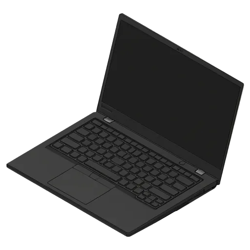 Lenovo レノボ ThinkPad X1 Carbon（第7世代）のピクセルアート