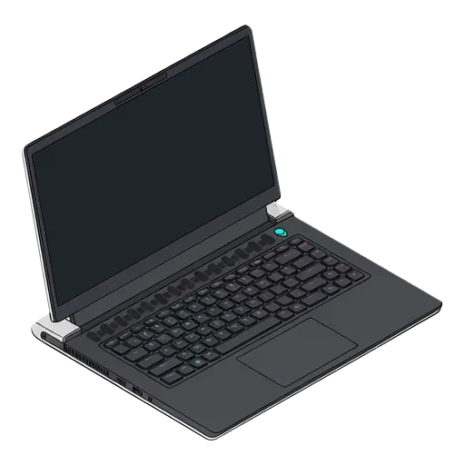 Alienware x15のピクセルアート