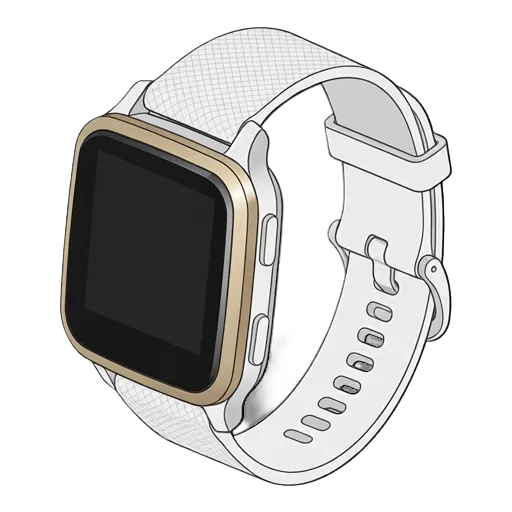 Garmin Venu Sq pixel art