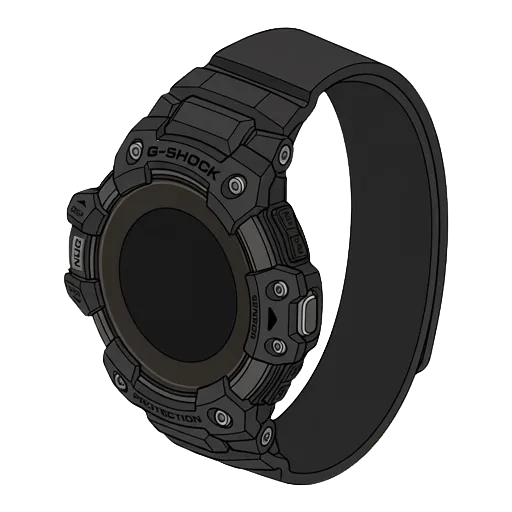 Casio G-Shock GBD-H1000 pixel art