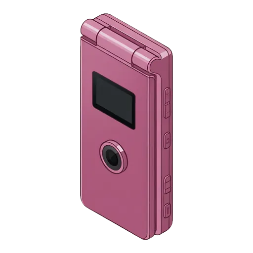パナソニック docomo P-07Aのピクセルアート