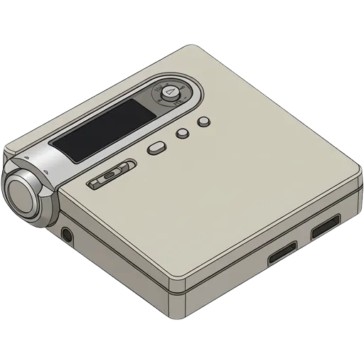 ソニー MDウォークマン MZ-N10のピクセルアート