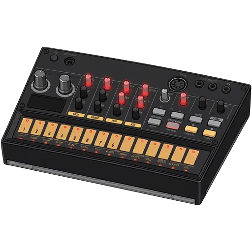 Korg volca beats pixel art