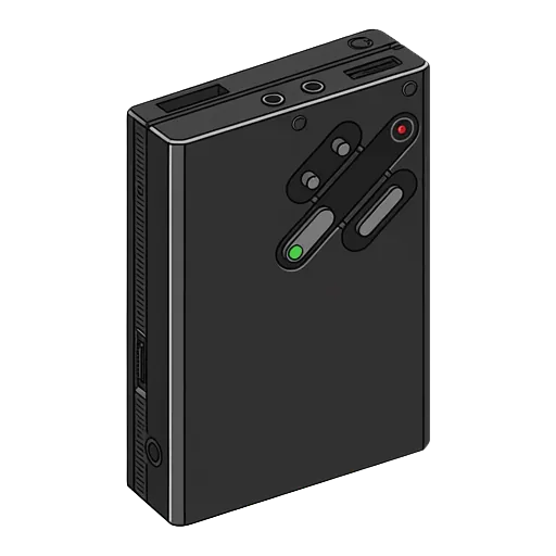 ソニー ウォークマン WM-DDIIのピクセルアート