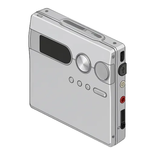 Sony Net MD Walkman MZ-N910 pixel art