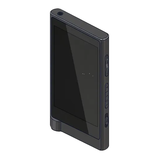 Sony Walkman NW-ZX2 pixel art