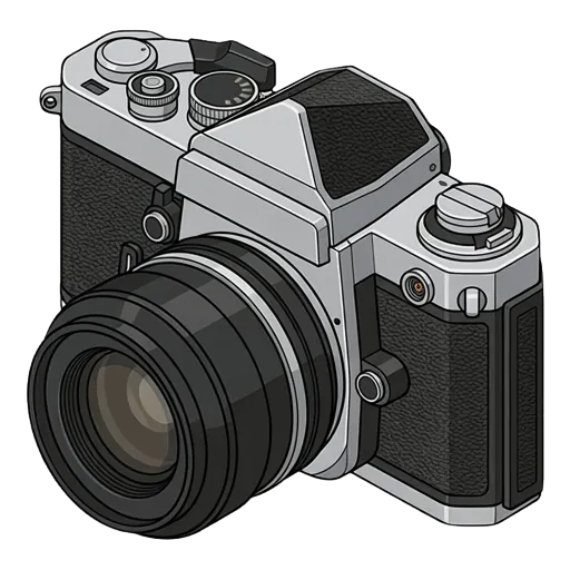 ニコン F2のピクセルアート