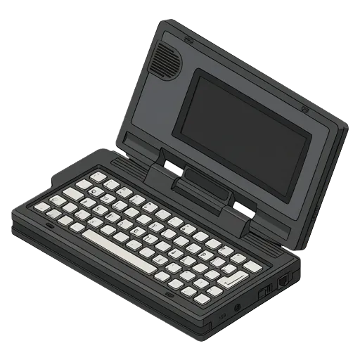 Atari/Flex Ltd. Atari Portfolio pixel art