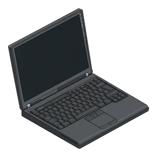 IBM ThinkPad T42 pixel art