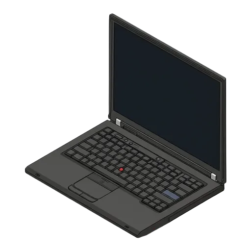 IBM ThinkPad T43 pixel art