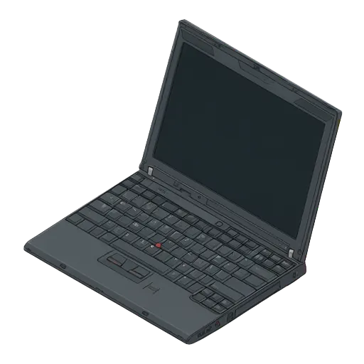 Lenovo ThinkPad X200s pixel art