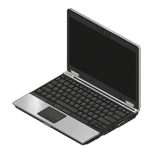 HP EliteBook 2530p pixel art