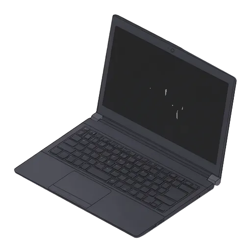 Toshiba dynabook R734 pixel art