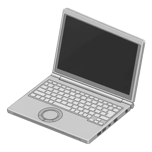 パナソニック Let's note CF-XZ6のピクセルアート