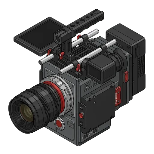 RED Digital Cinema RED One pixel art