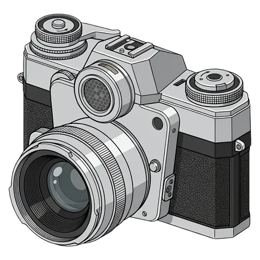 Zeiss ツァイス Ikon Contarexのピクセルアート
