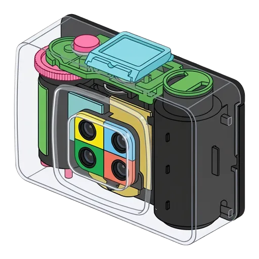 Lomography Actionsamplerのピクセルアート