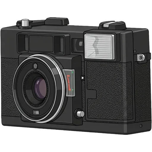 Konica コニカ C35 AFのピクセルアート