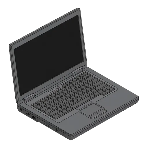 Dell デル Latitude D820のピクセルアート