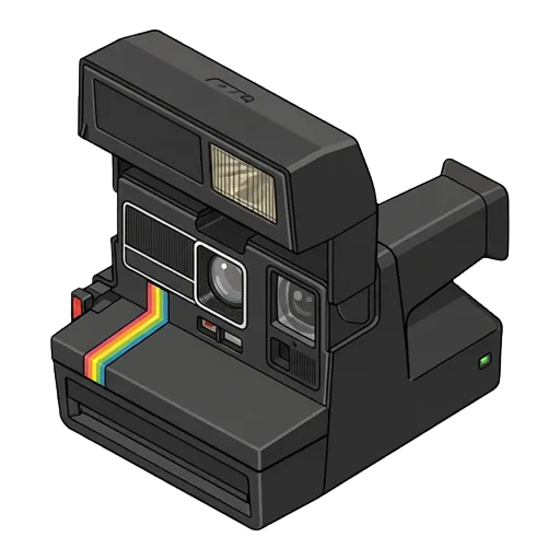 Polaroid ポラロイド OneStep 600のピクセルアート
